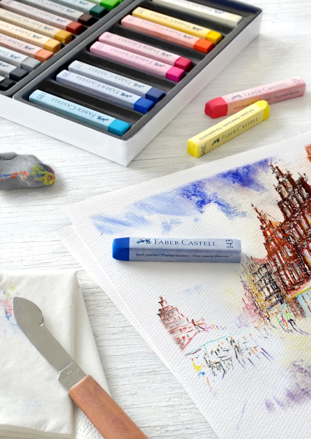 Thumbnail 3 de Faber-Castell Softpastellkreiden, 36 Farben – weiche Pastellkreiden, leicht verwisch- und mischbar