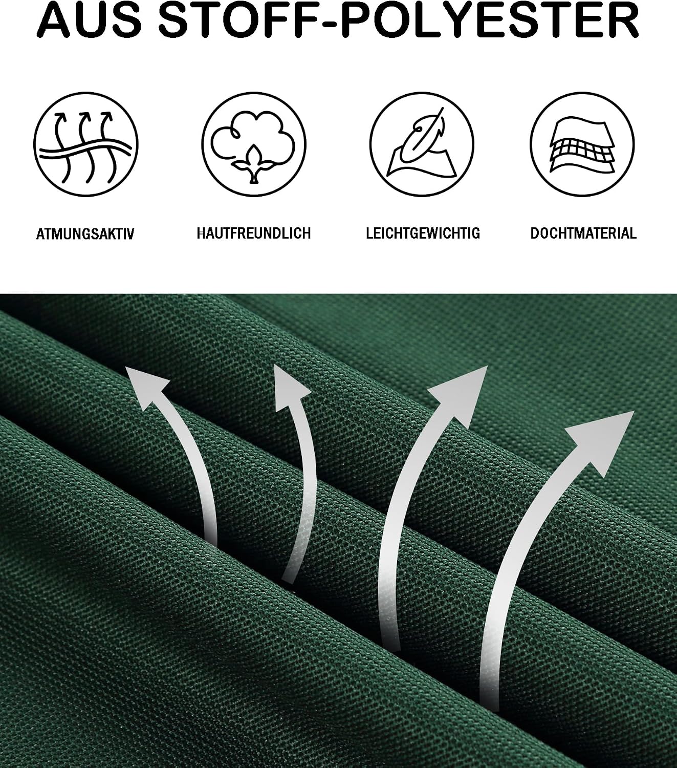 Detalle 2 de JACKETOWN Polo Shirt da Uomo a Manica Corta ad Asciugatura Rapida, Regular Fit per Tennis e Golf