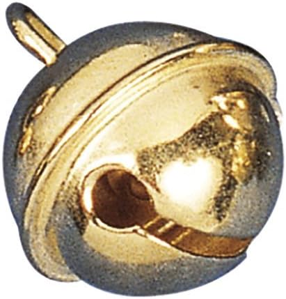 Detalle de Lot de 10 clochettes dorées Rayher en métal Ø19 mm – grelots pour décorations et arts créatifs