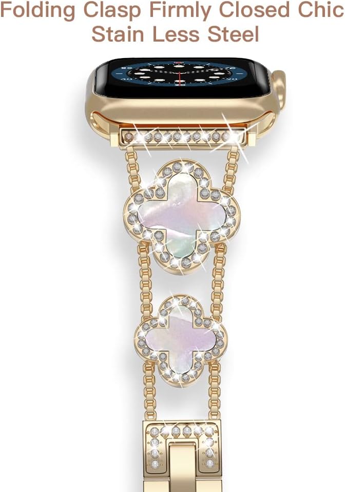 Detalle 2 de Musk-MSKR Diamond Metal Band for Apple Watch