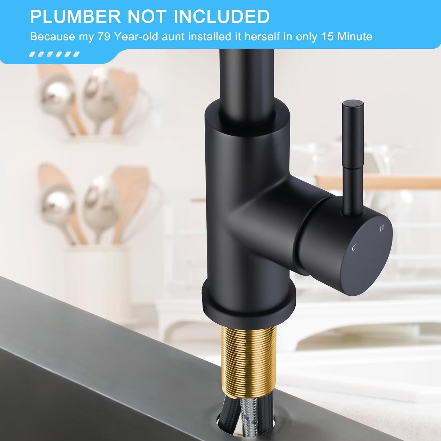 Thumbnail 5 de VIGIME Kitchen Sink Mixer 360° Pull Out