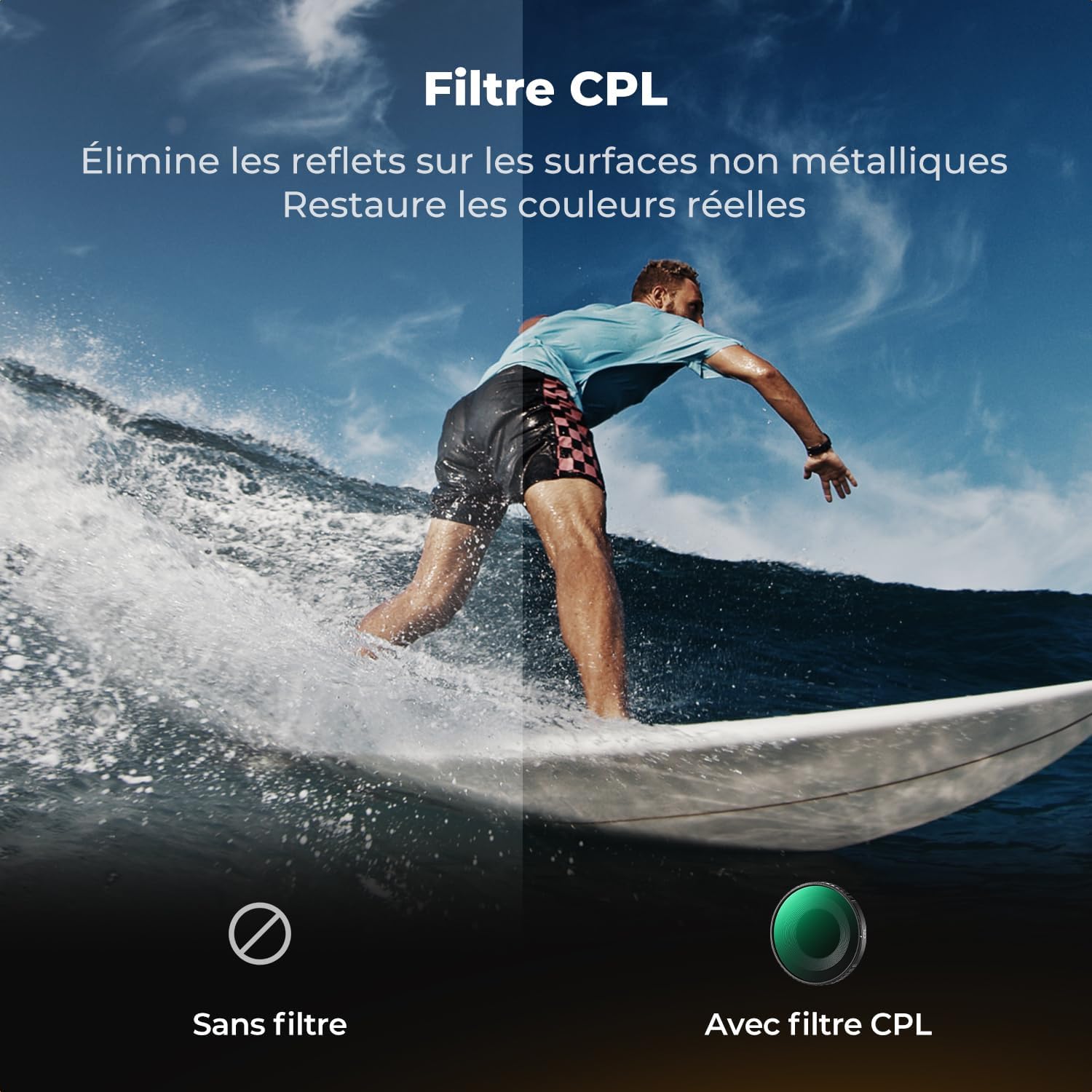 Thumbnail 3 de K&F CONCEPT Kit 6 filtres pour DJI Osmo Action 6