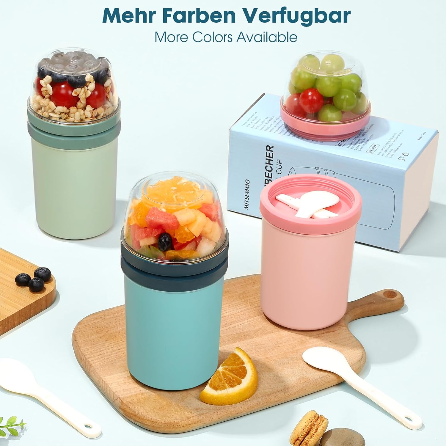 Thumbnail 6 de Mitsemmo Müslibecher to Go 600 ml