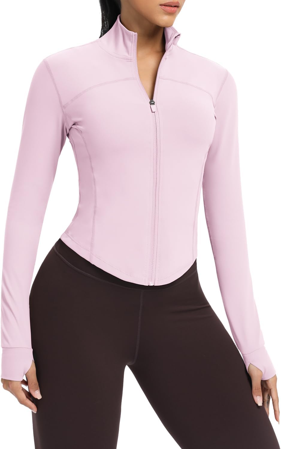 Detalle 2 de AVGO Women's Cropped Running Jacket, Nylon-Lycra