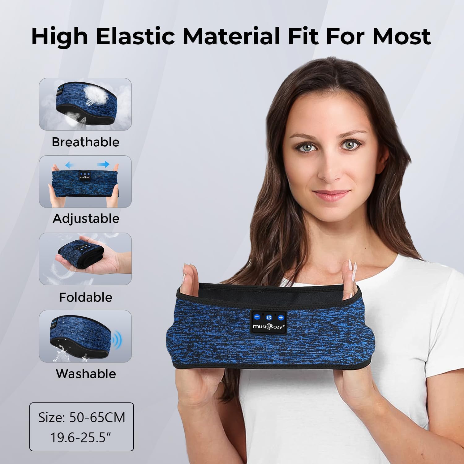 Thumbnail 5 de MUSICOZY Bluetooth Sleep Headphones 16Hrs