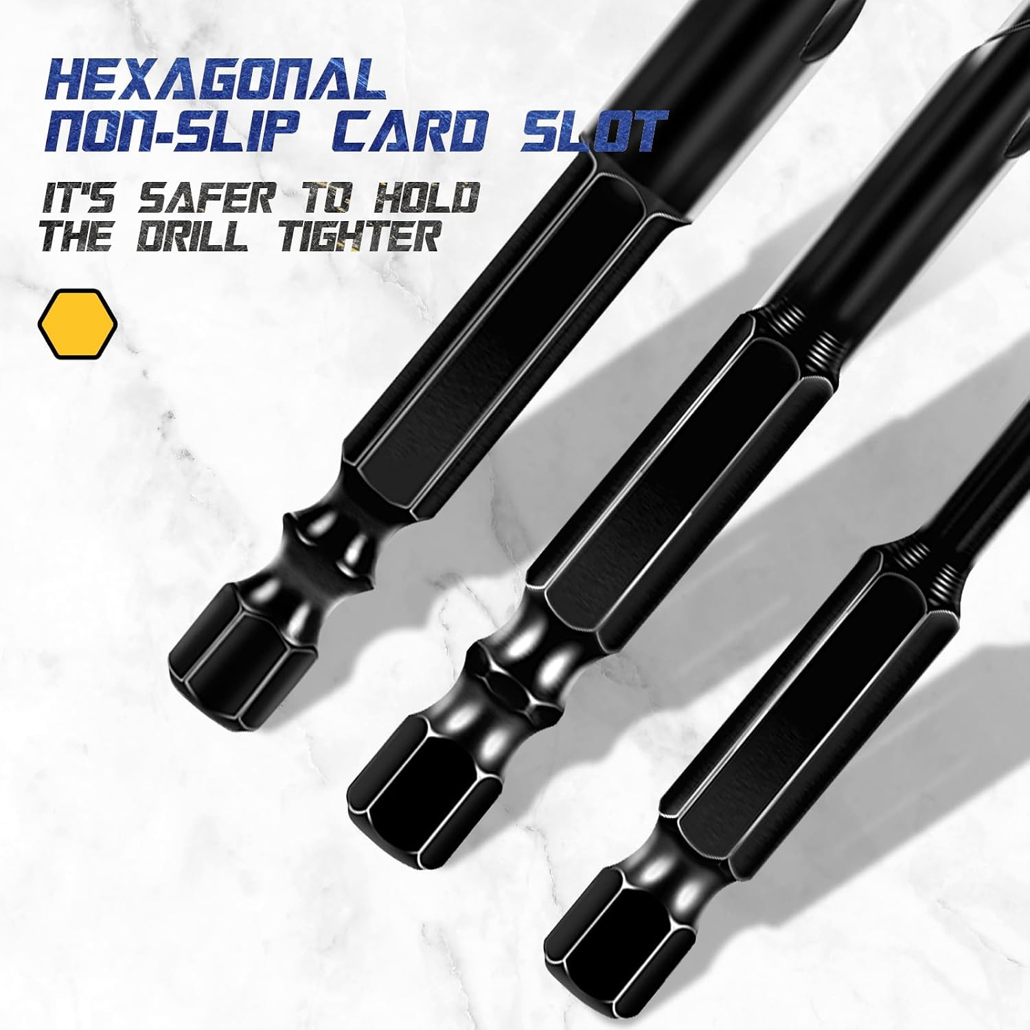 Thumbnail 4 de DYRECELVE Masonry Drill Bit Set, 1/4-Inch Hex Shank