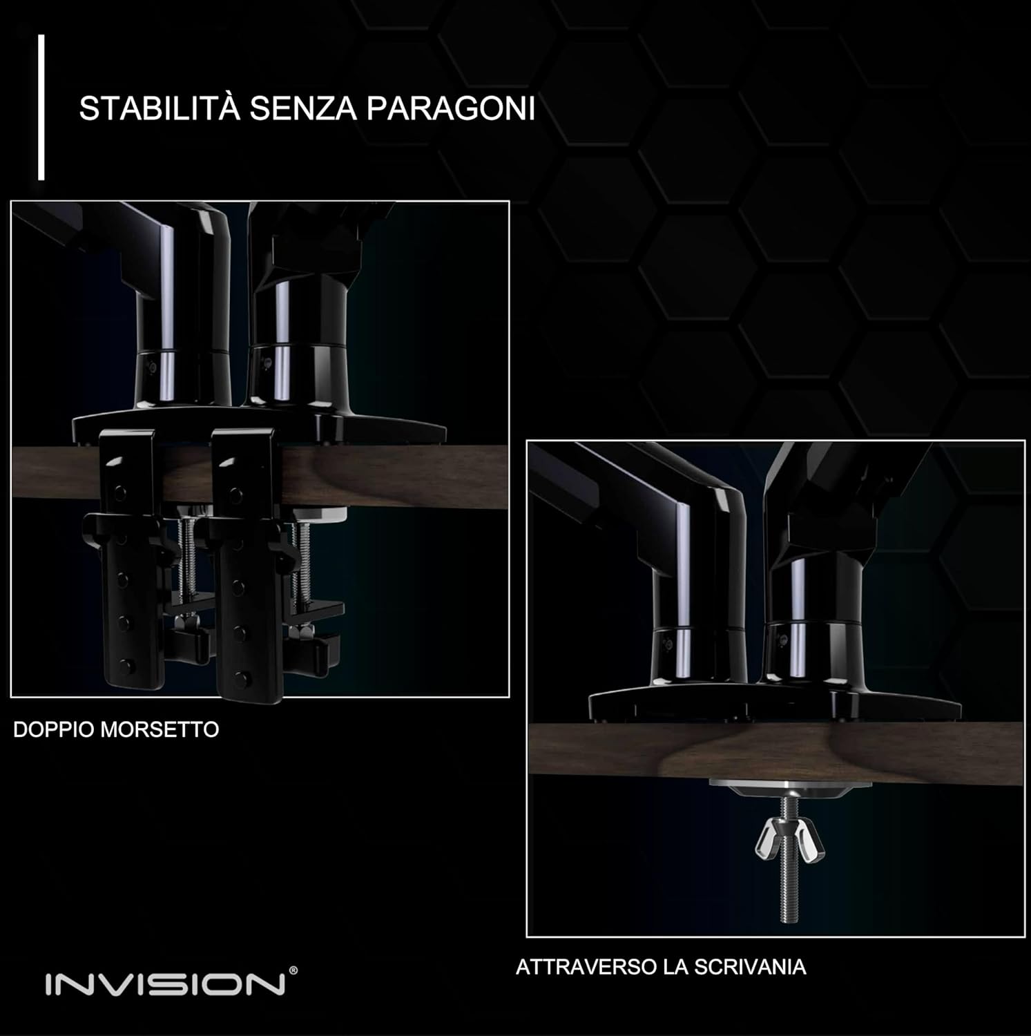 Thumbnail 4 de Invision MX400 braccio doppio 19-32 pollici