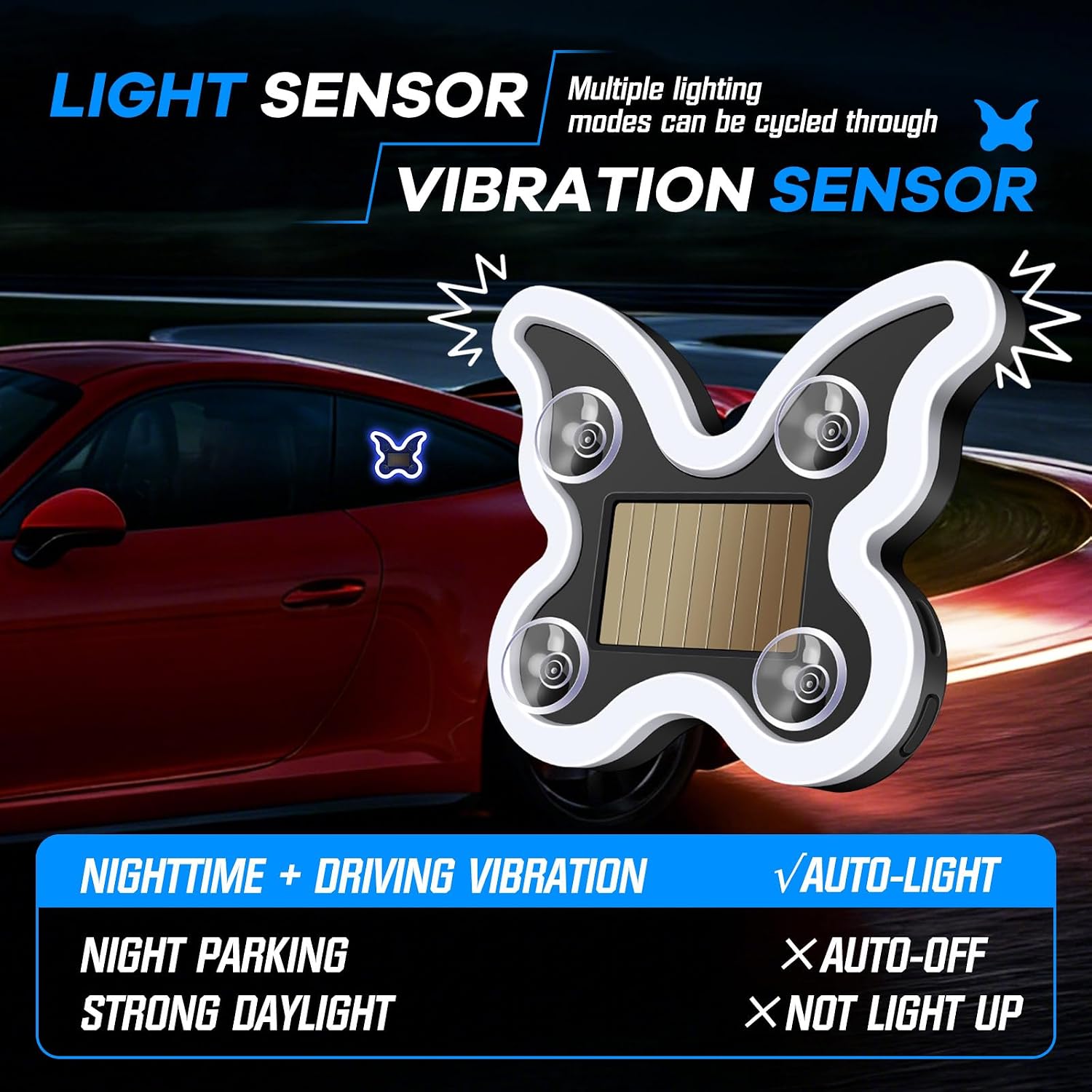 Detalle de GCZCC Car Window Ambient Lights 2-Piece