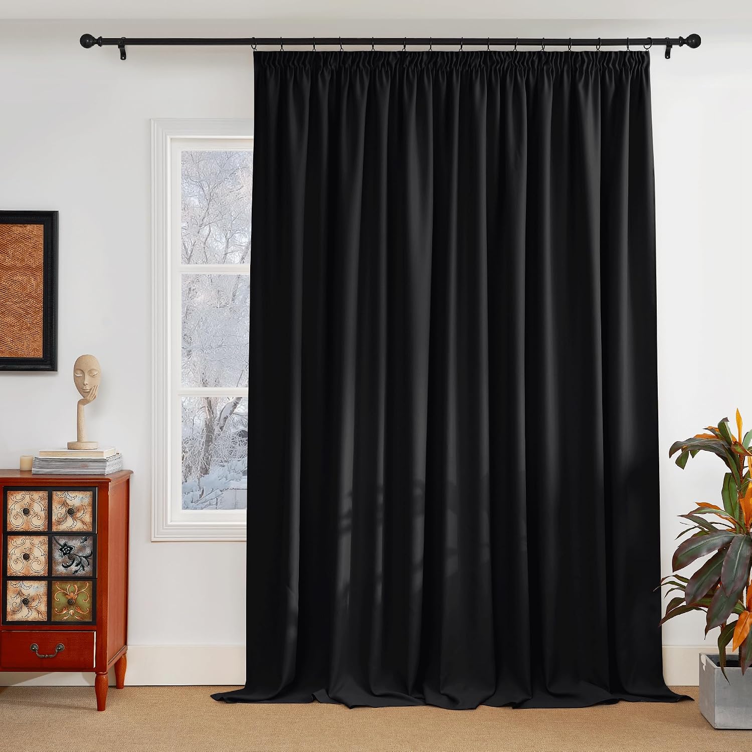 Detalle 2 de PONY DANCE Vorhang Blickdicht H 245 × B 200 cm 🪟