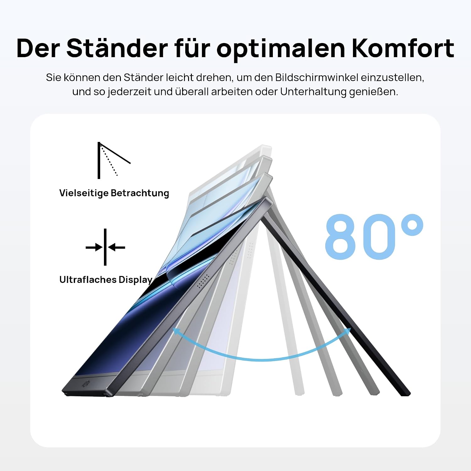 Thumbnail 3 de ARZOPA A1 tragbarer Monitor 15,6 Zoll FHD