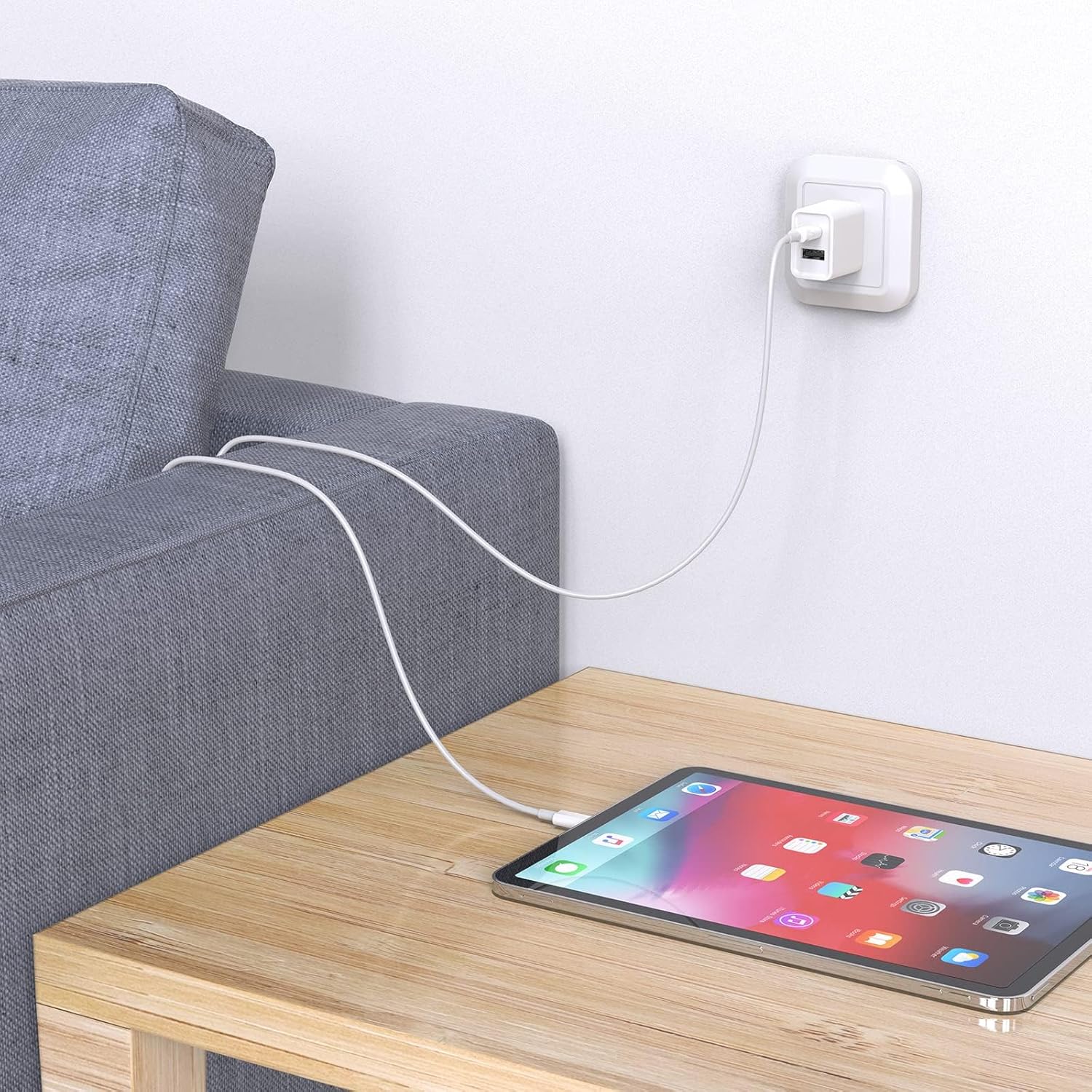 Thumbnail 6 de USB-C to Lightning Charging Cable (6ft, 2-Pack) for Apple iPhone and iPad