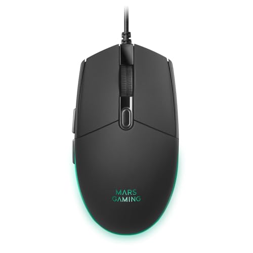 Detalle de Mars Gaming MCPTKL: Combo gaming TKL con teclado H-Mech y ratón 3200 DPI para multiplataforma