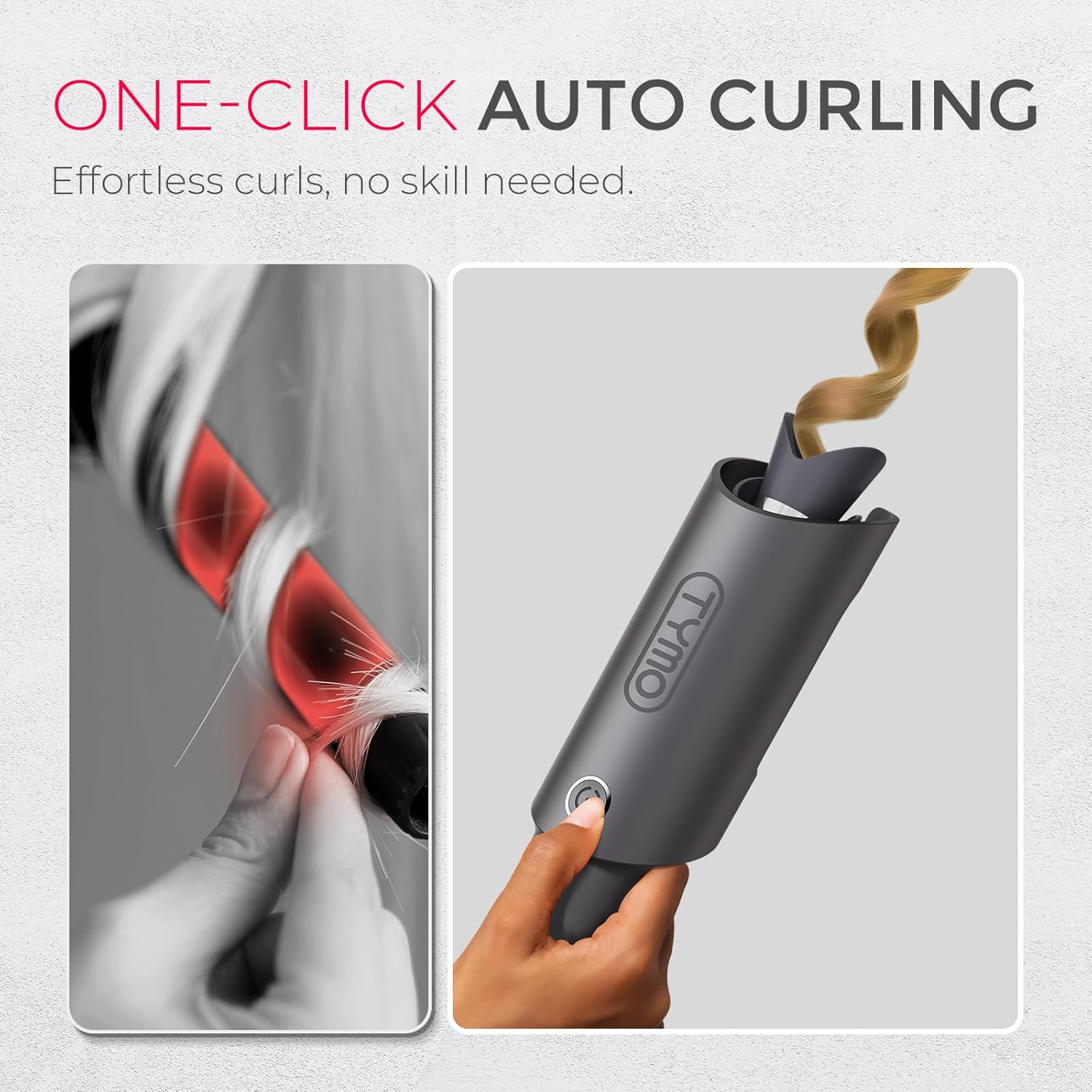 Detalle 2 de TYMO TYMO CURLPRO curling iron 1 inch ๐โ