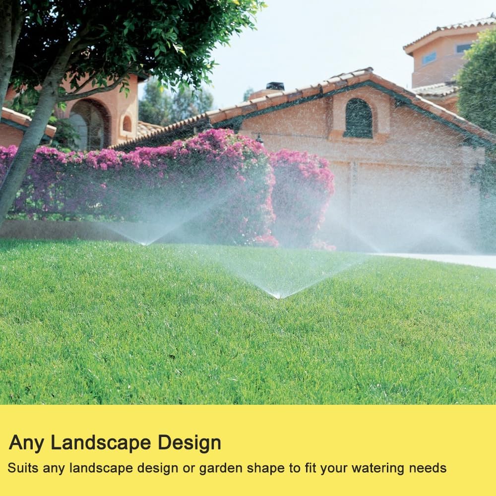 Thumbnail 5 de FANHAO Metal Lawn Sprinkler for Yard (2 Pack) with Spike Base and Adjustable Brass Nozzle