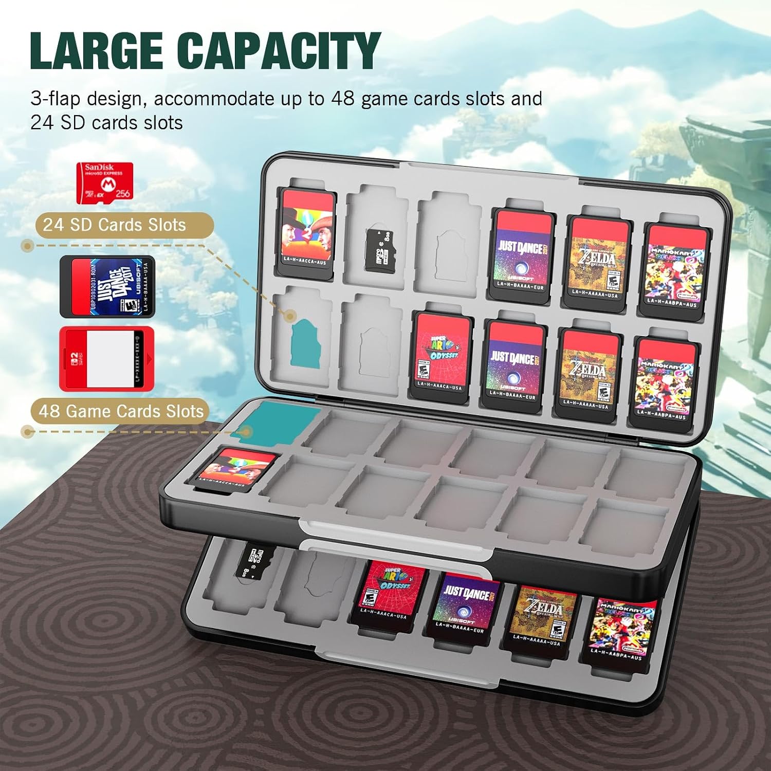 Thumbnail 2 de MoKo Game Card Case for Nintendo Switch
