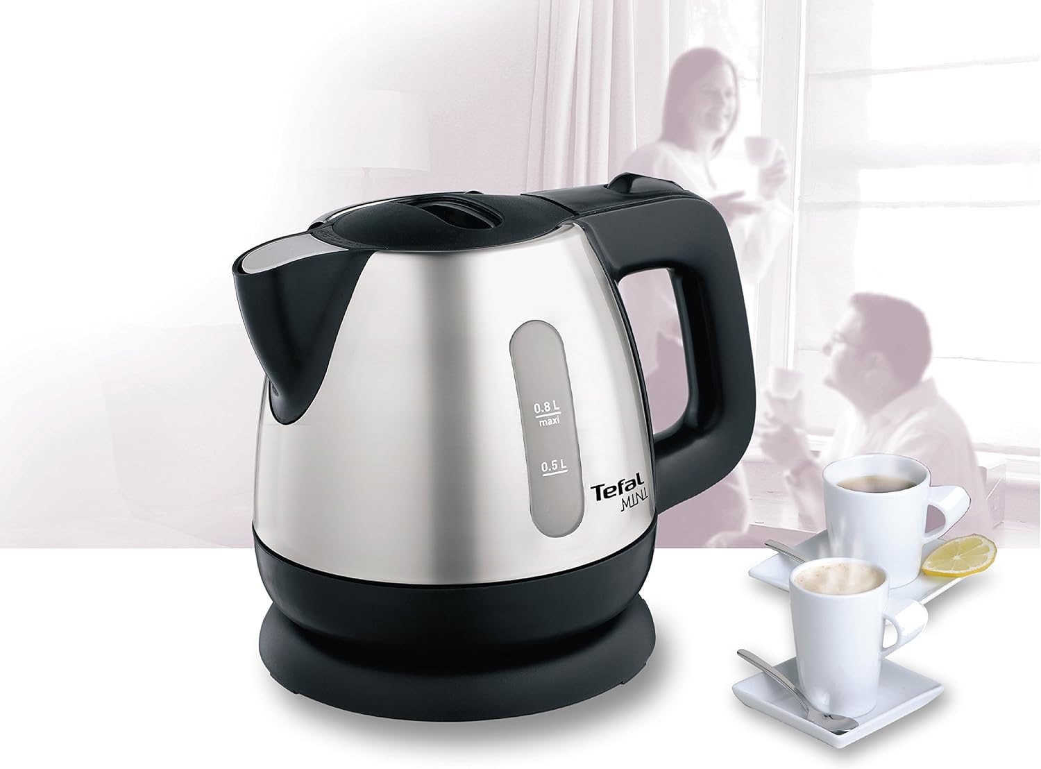 Thumbnail 6 de Tefal BI8125 0.8 L Stainless Steel Electric Kettle with 360° Base