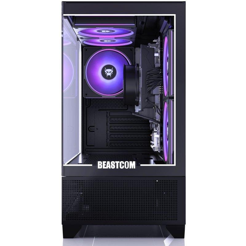 Detalle de BEASTCOM Q3: PC sobremesa con Ryzen 5, 8 GB RAM, 512 GB SSD y set gaming 24