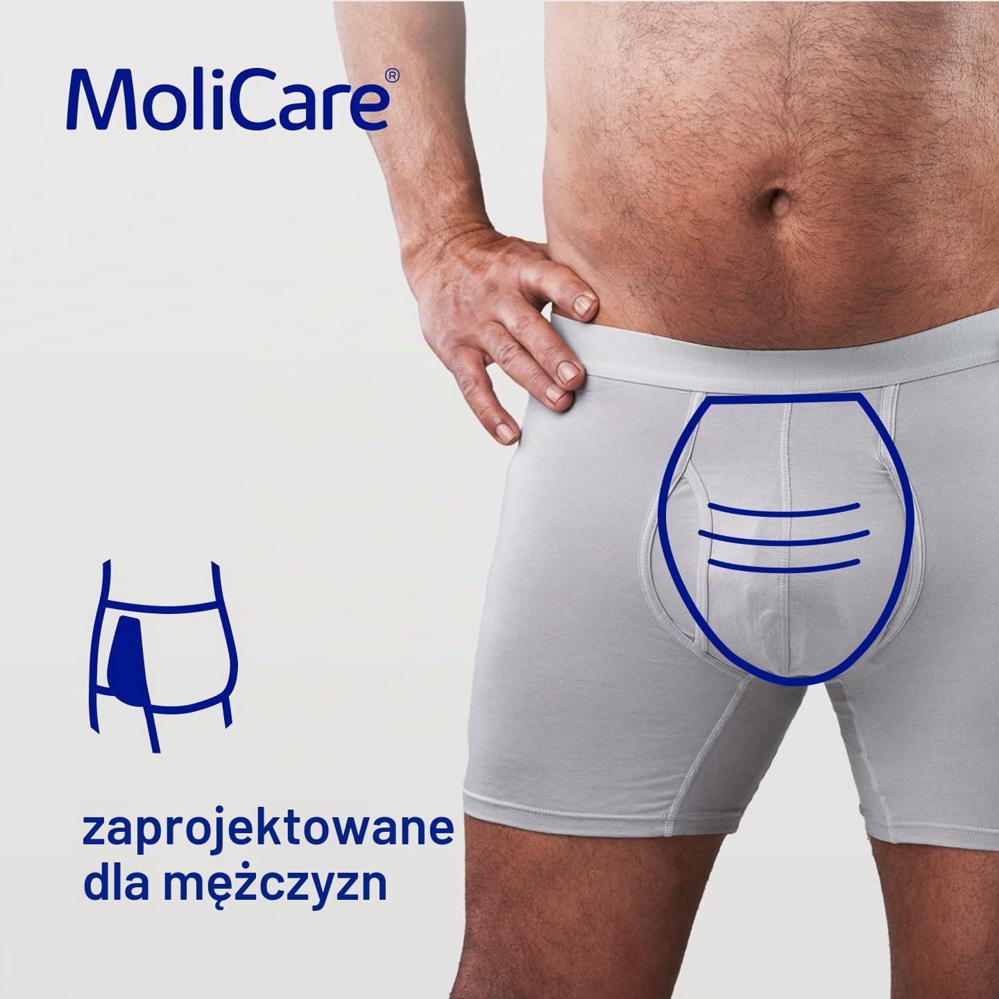 Thumbnail 3 de MoliCare Premium MEN Pad 5 kropli – męskie wkładki na nietrzymanie moczu, 168 szt.