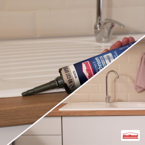 Thumbnail 7 de UniBond Kitchen & Bathroom Mould-Resistant White Sealant 280 ml