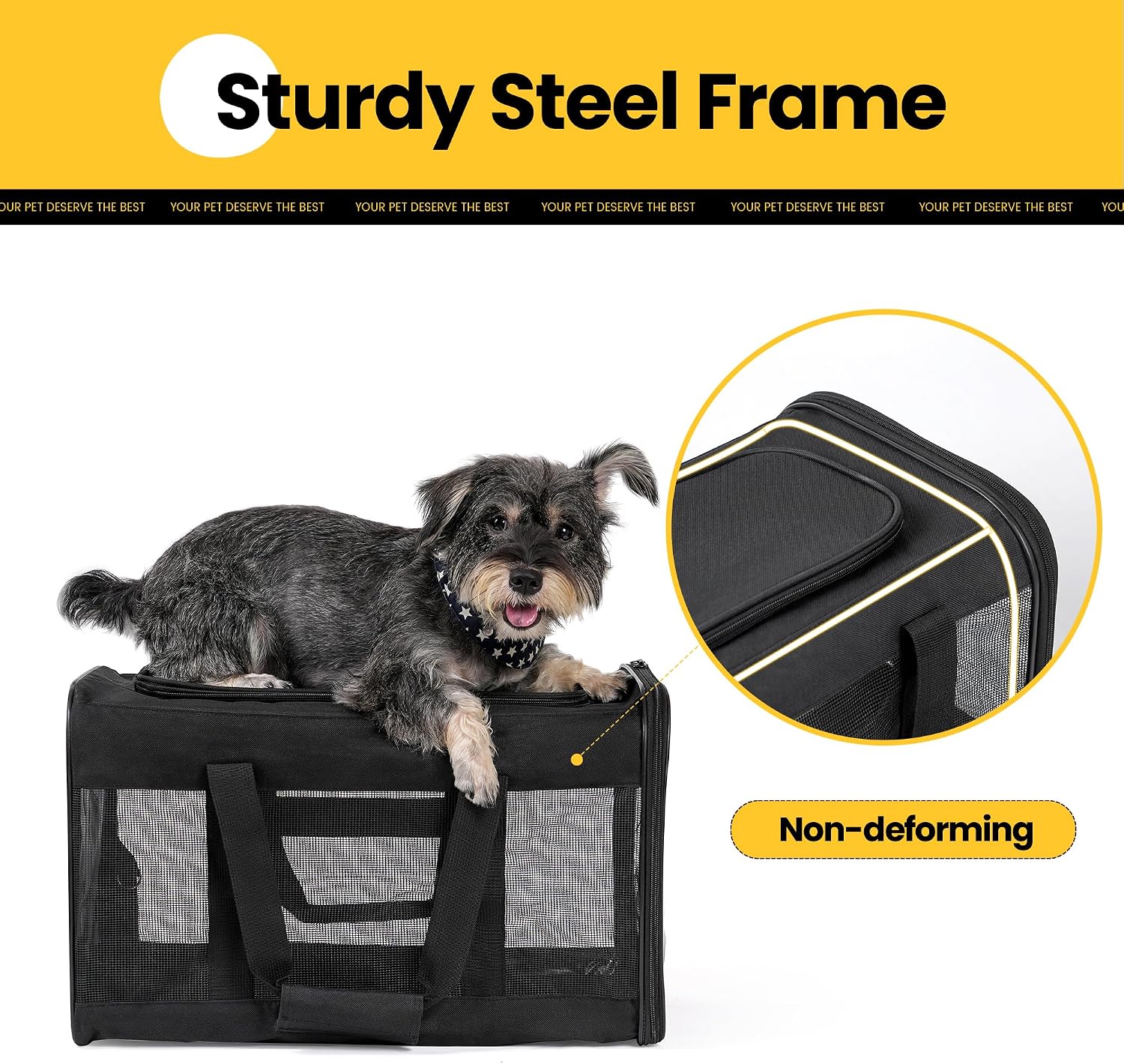 Detalle 2 de Conlun Cat Carrier Airline Approved 43x28x28 cm