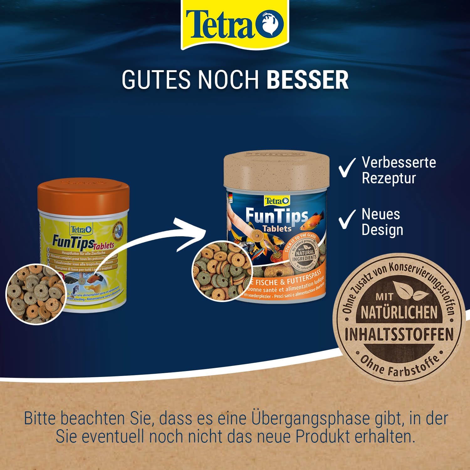 Thumbnail 1 de Tetra FunTips Tablets – Haft-Futtertabletten für die Aquarium-Scheibe, 165 Stück