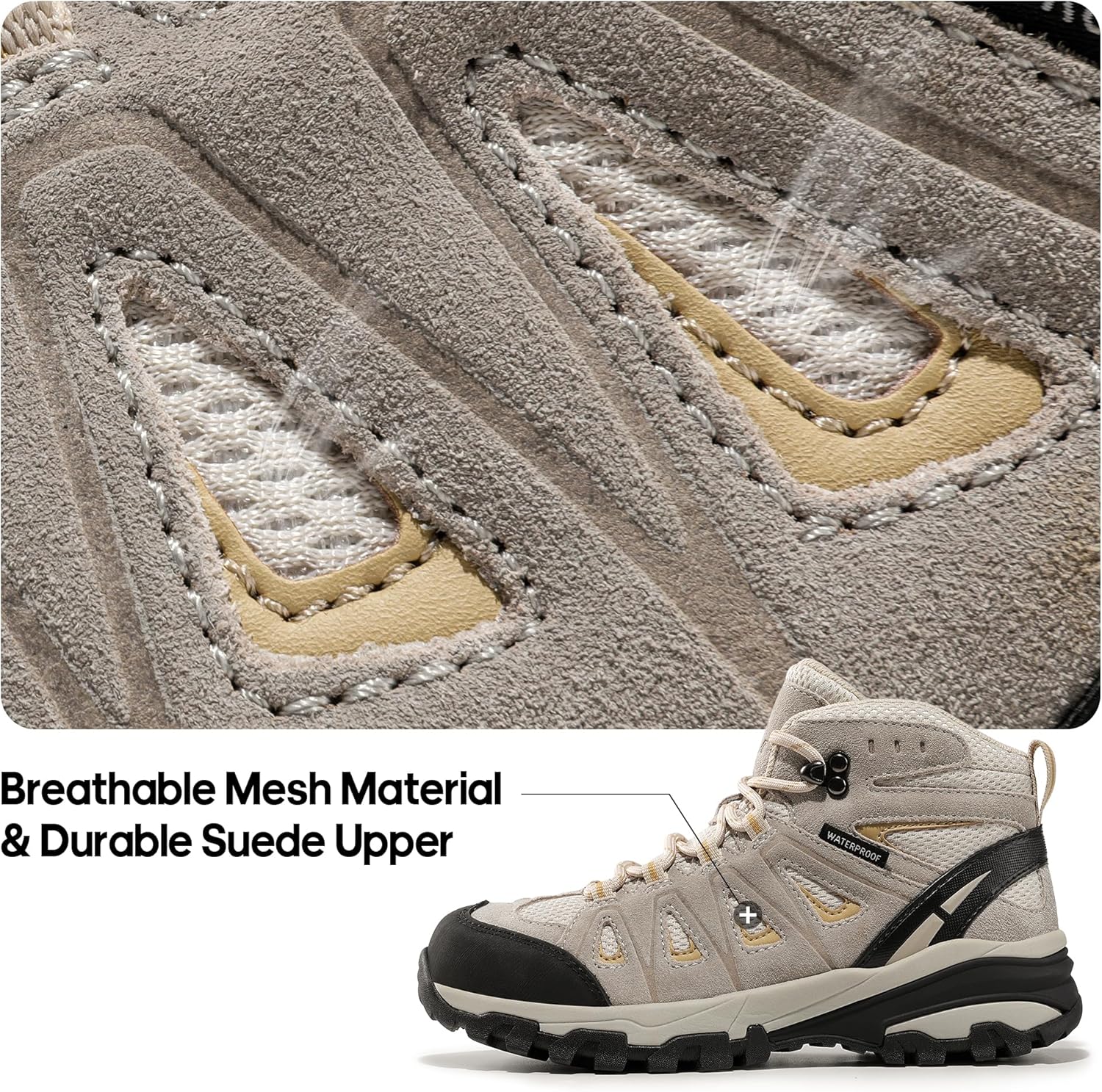 Thumbnail 2 de NORTIV 8 Adventurer: Scarpe da trekking da donna, traspiranti, comode e con presa sicura