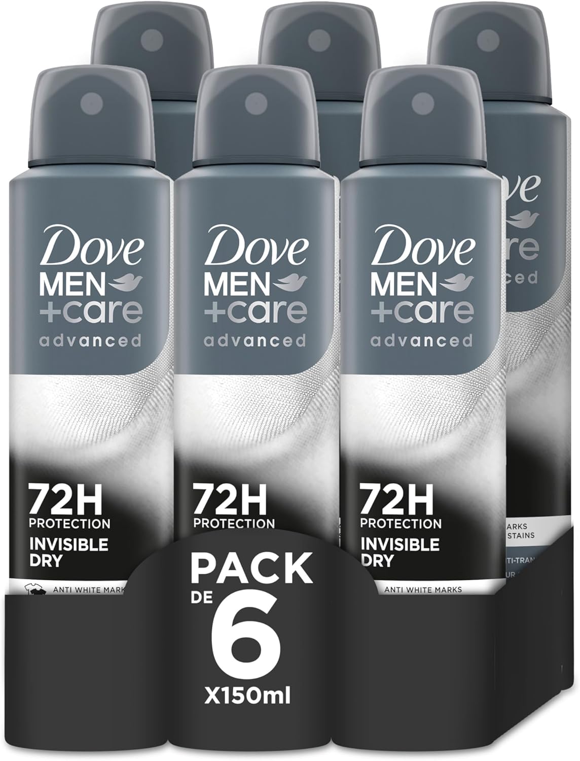 Dove Men+Care Desodorante Invisible Dry 150 ml