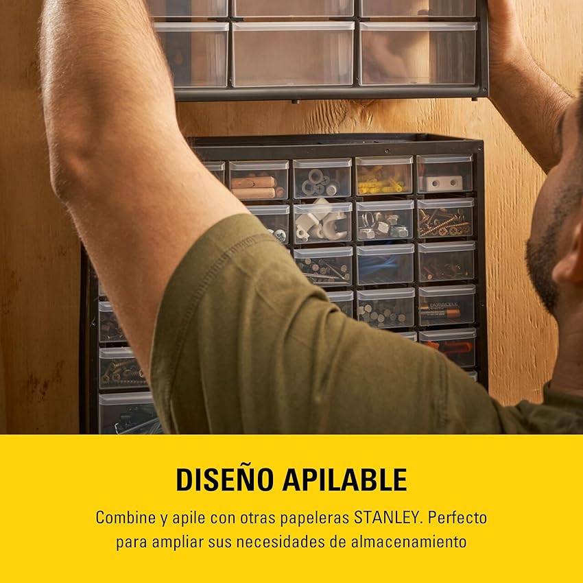 Detalle de STANLEY 1-93-981 caja multiusos 39 cajones