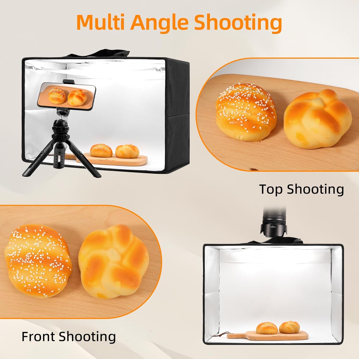 Thumbnail 4 de Portable Photo Light Box, 120 LEDs