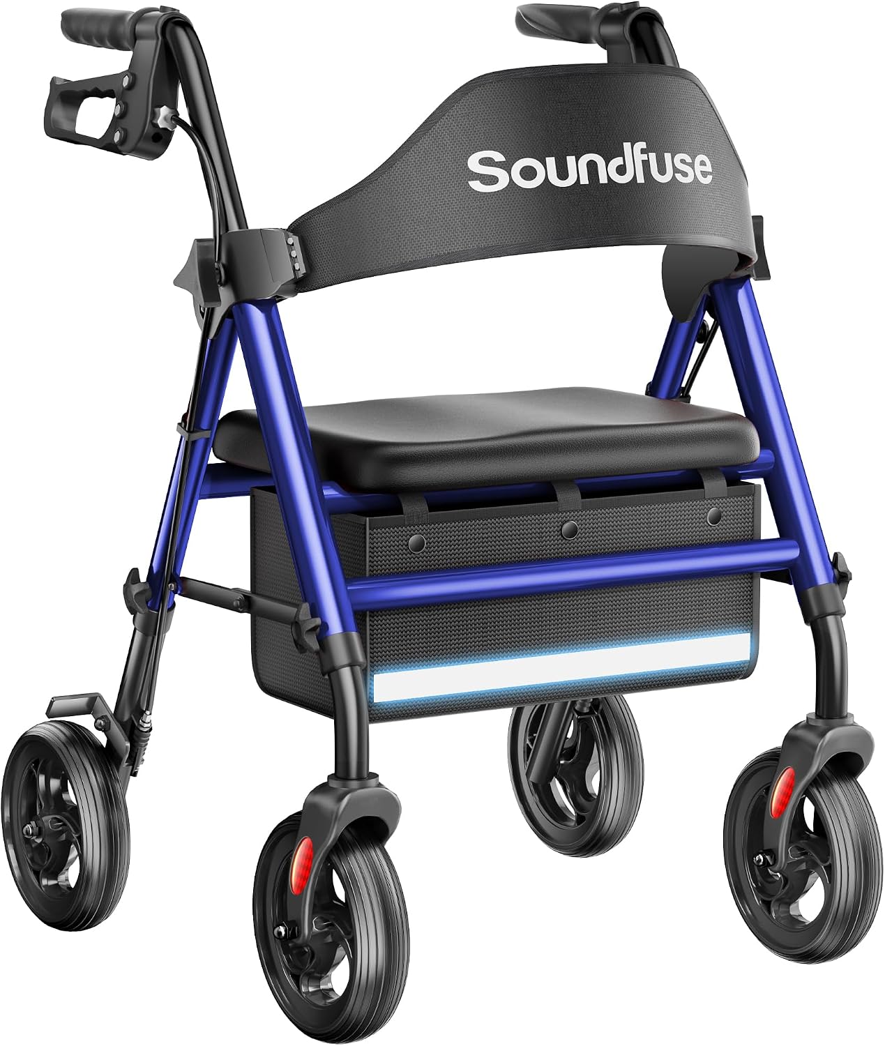 Detalle de Soundfuse Rollator Walkers 350 lb capacity 🚶
