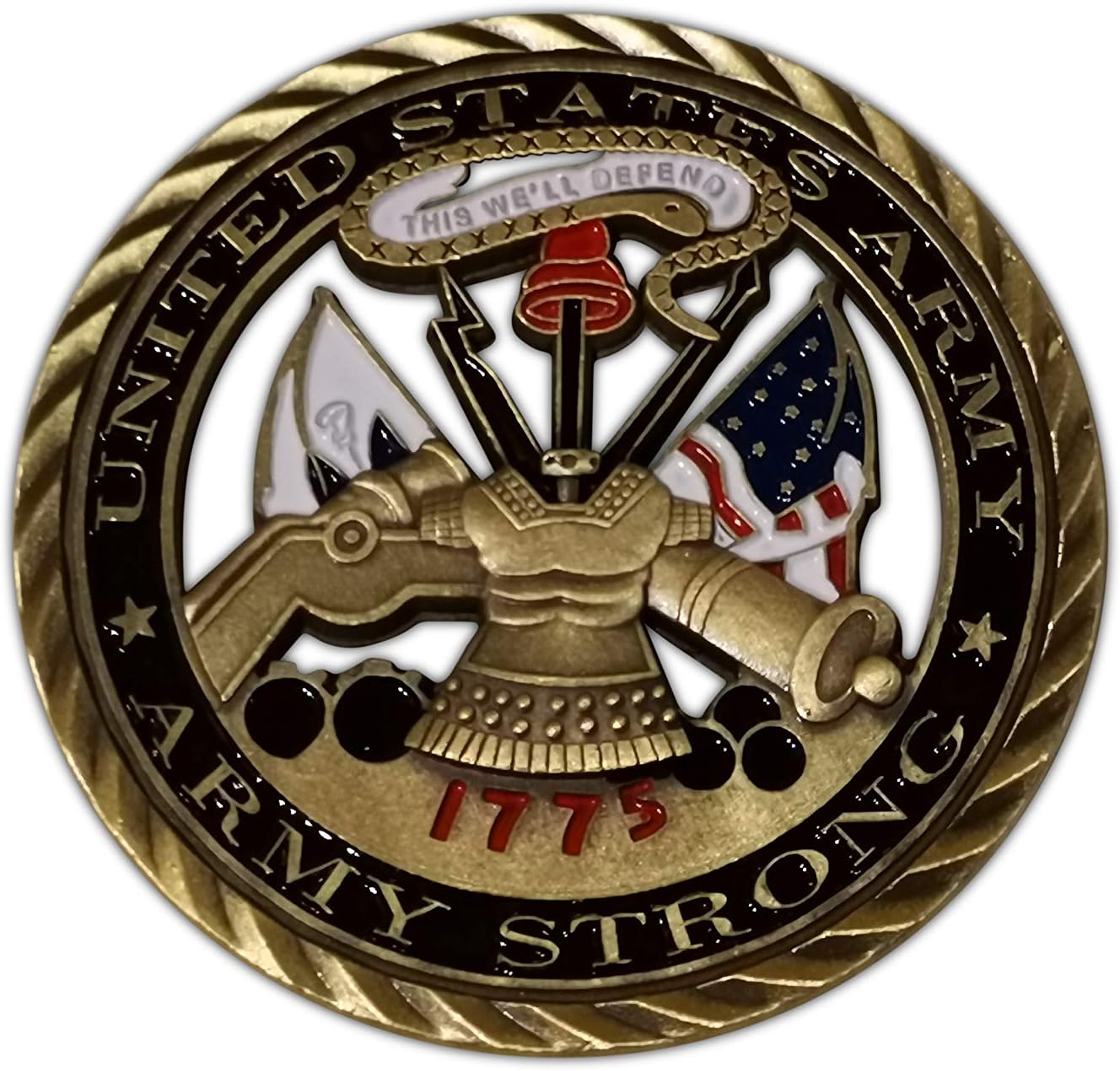 Thumbnail 2 de Eillwin US Army Challenge Coin 40mm