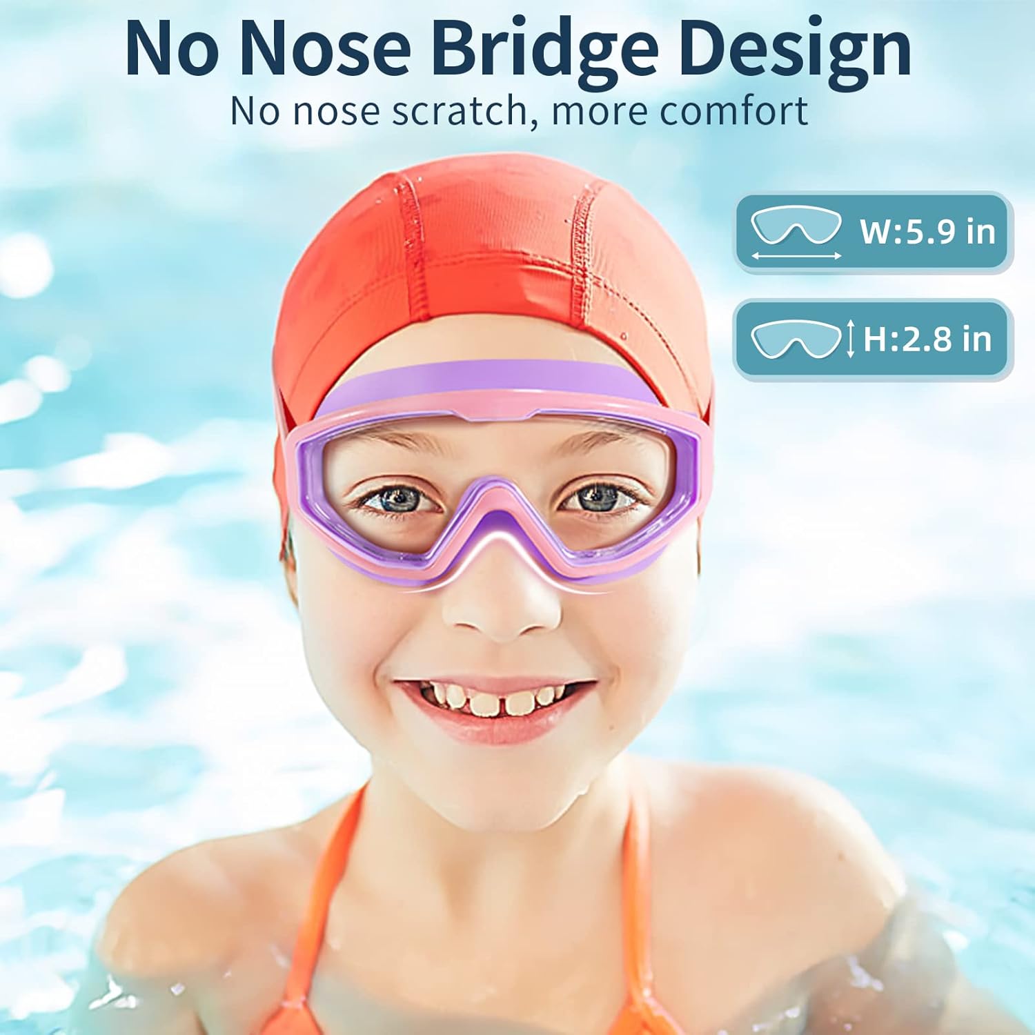 Thumbnail 5 de Water Space kids swim goggles 180°