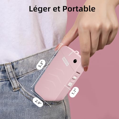 Detalle de ORGSTA S001 Étiqueteuse Bluetooth et Imprimante d'Étiquettes Autocollantes