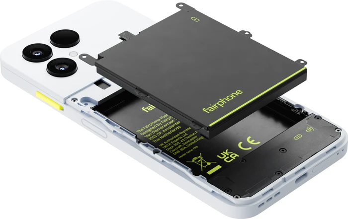 Thumbnail 25 de Fairphone 6 256 GB Weiß (5G) mit Komplettes Zubehörset – selbst reparierbares Smartphone