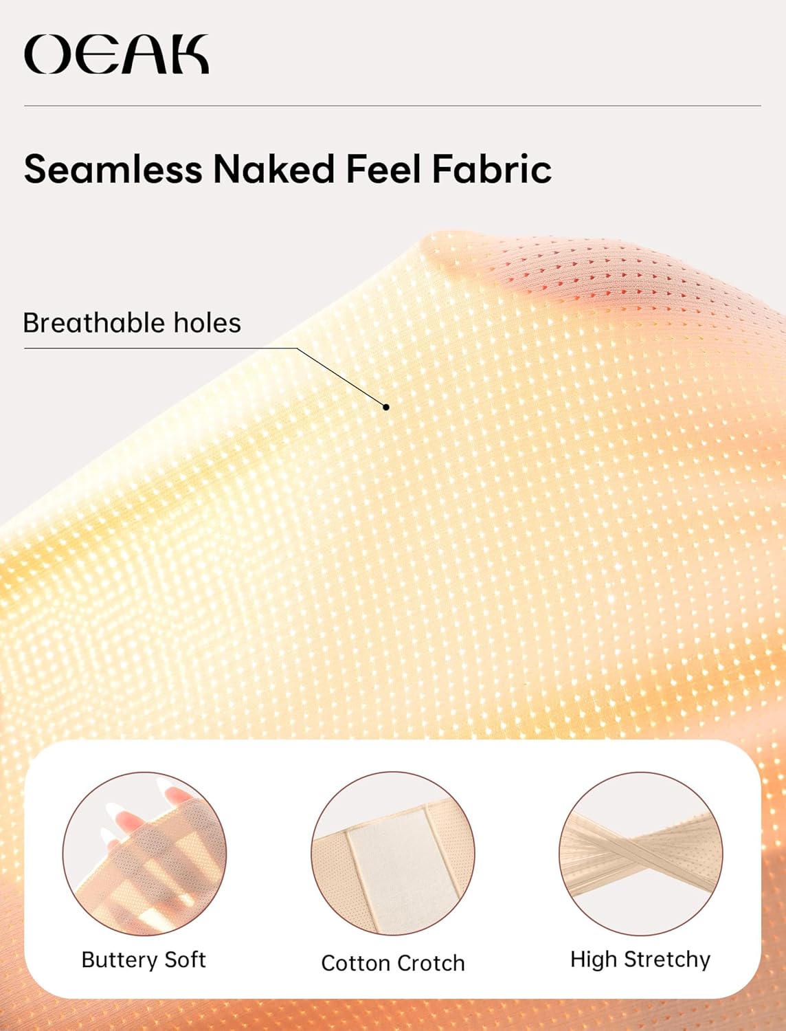 Thumbnail 3 de OEAK Tummy Control Shapewear for Women – Seamless High Waisted Body Shaper