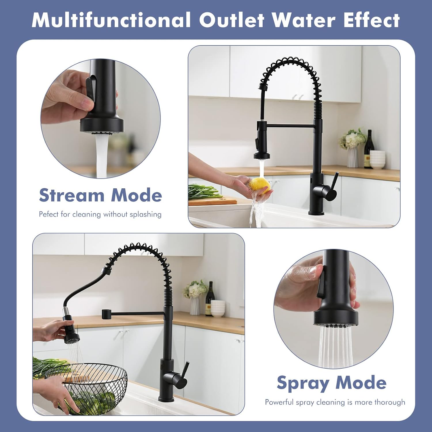 Detalle 2 de GIMILI Touchless Kitchen Faucet, SUS 304 Stainless Steel