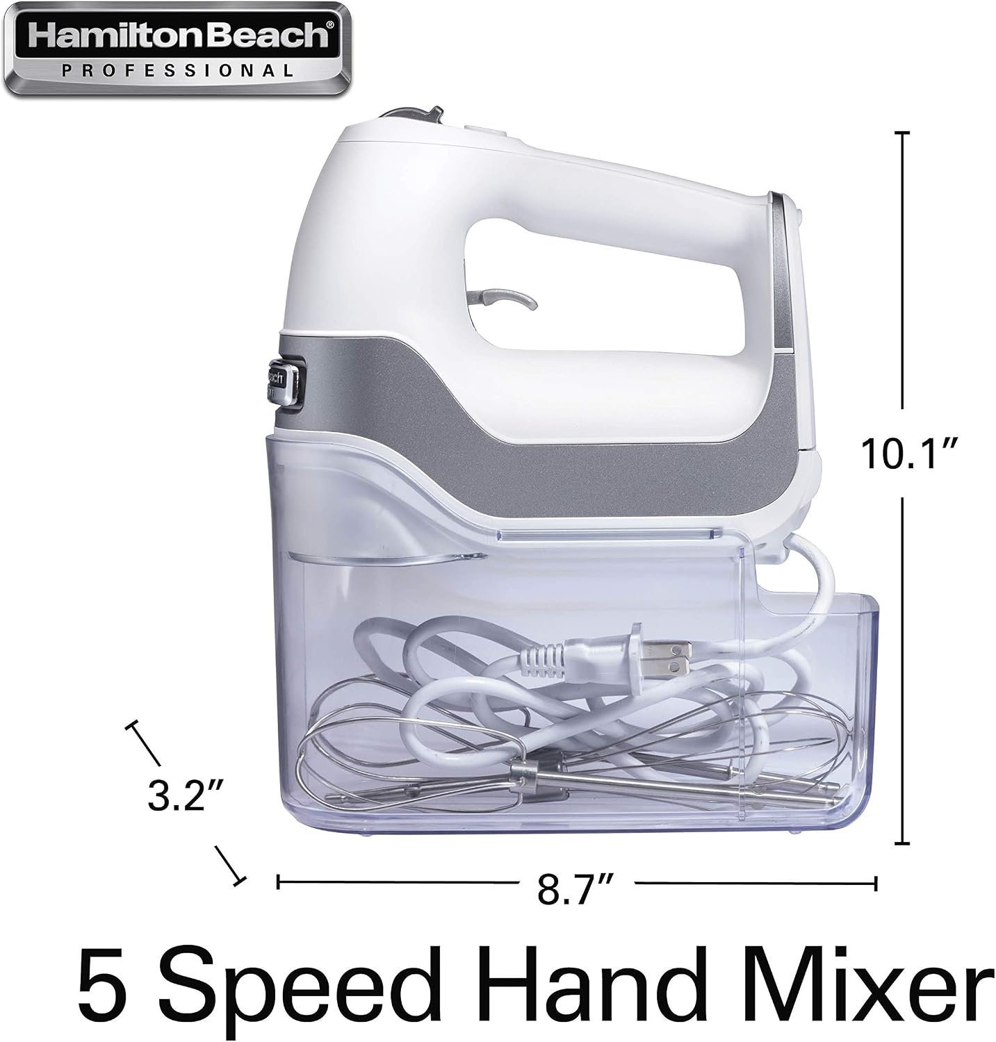Thumbnail 6 de Hamilton Beach 5-Speed Electric Hand Mixer ⚙