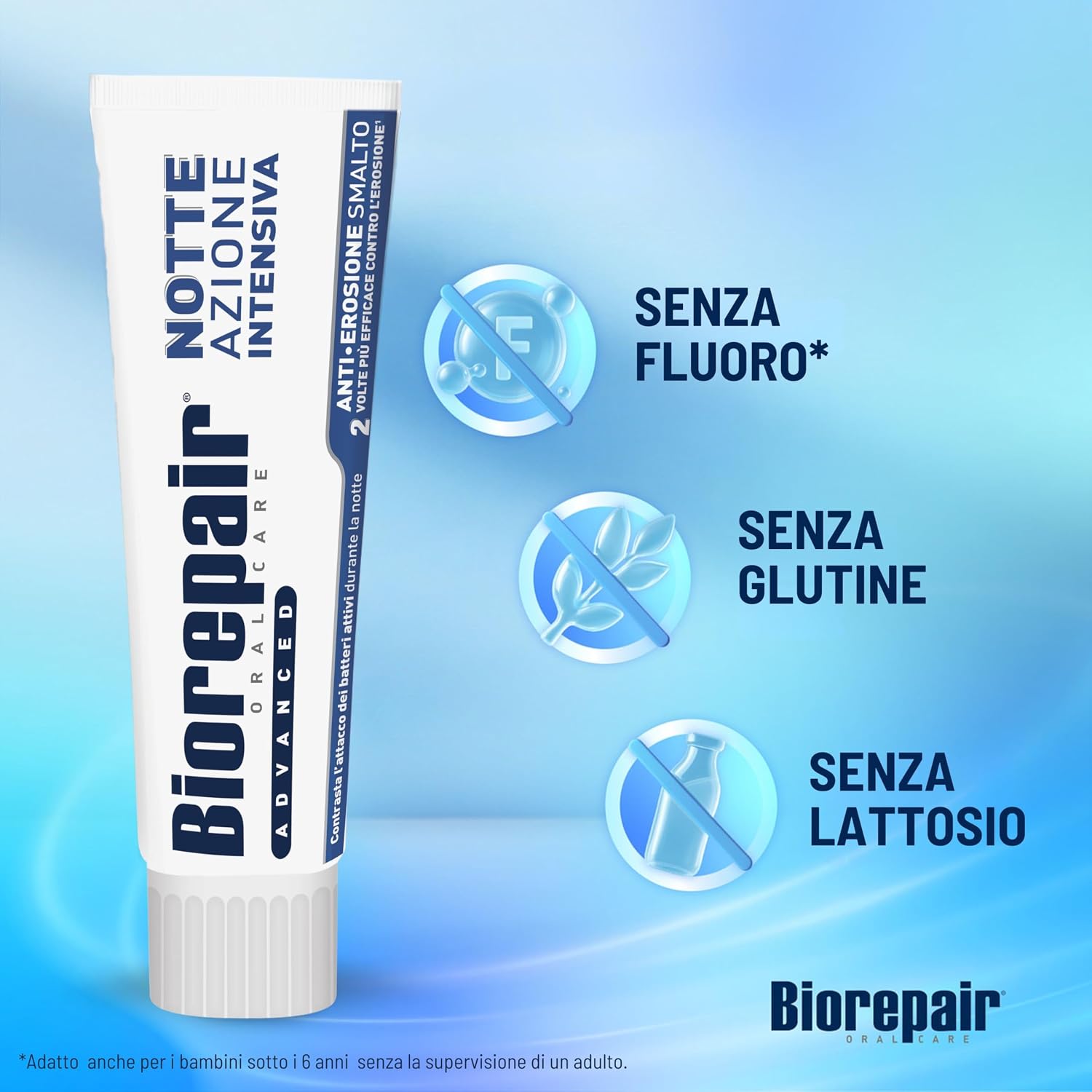 Thumbnail 6 de Biorepair Advanced Notte Intensivo Anti-Erosione – Dentifricio 3×75 ml