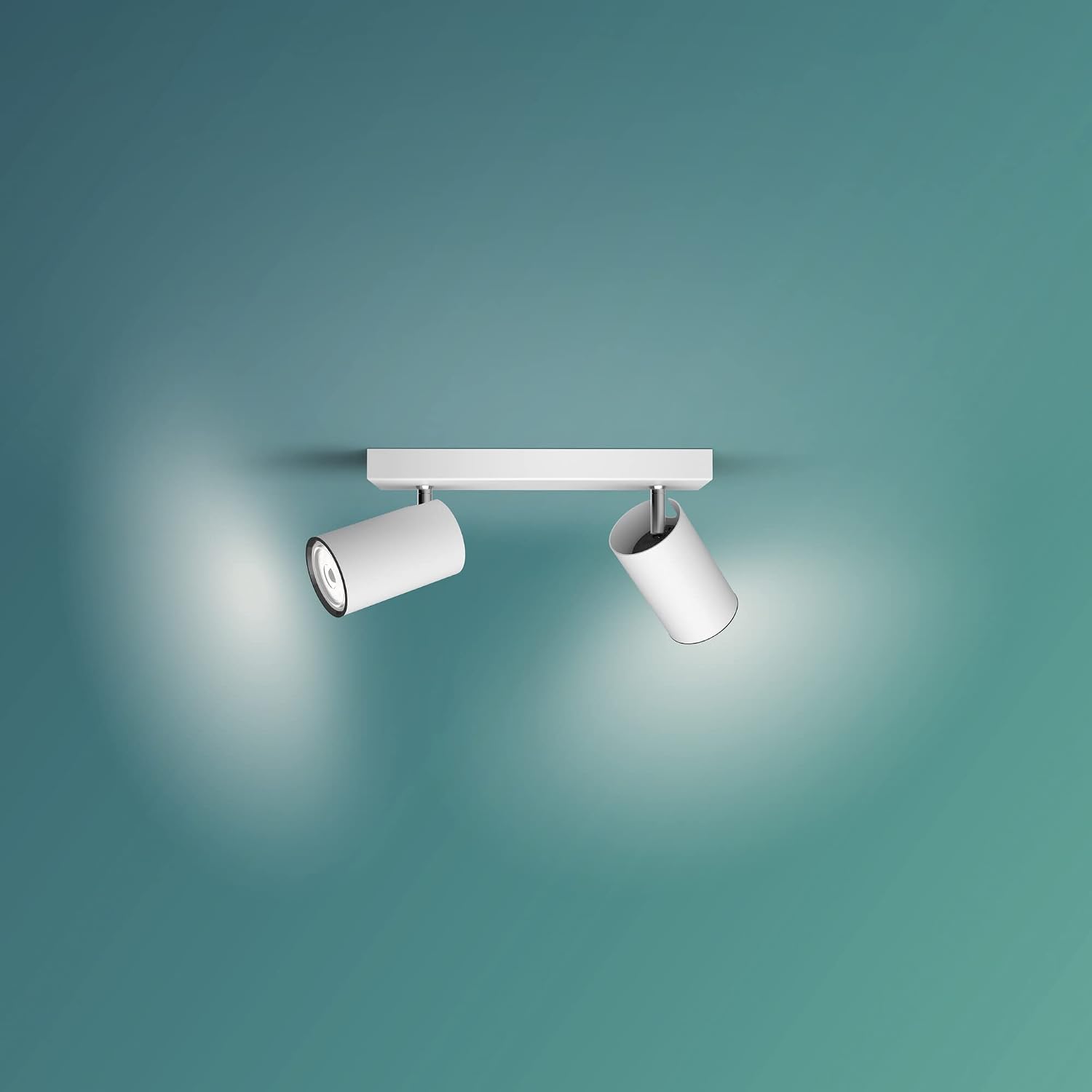 Thumbnail 4 de Philips Kosipo 929003204401 opbouwspot, 2-lichts, wit en draaibaar