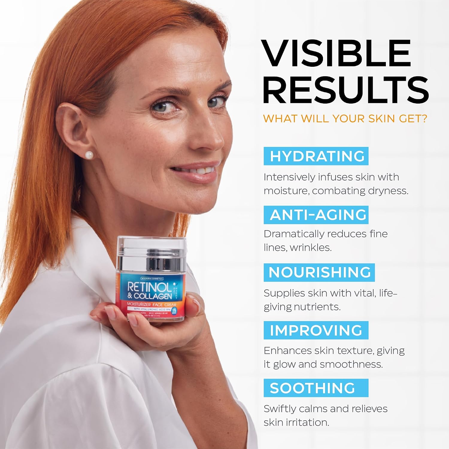 Detalle de Retinol Cream for Face 1.85 Oz