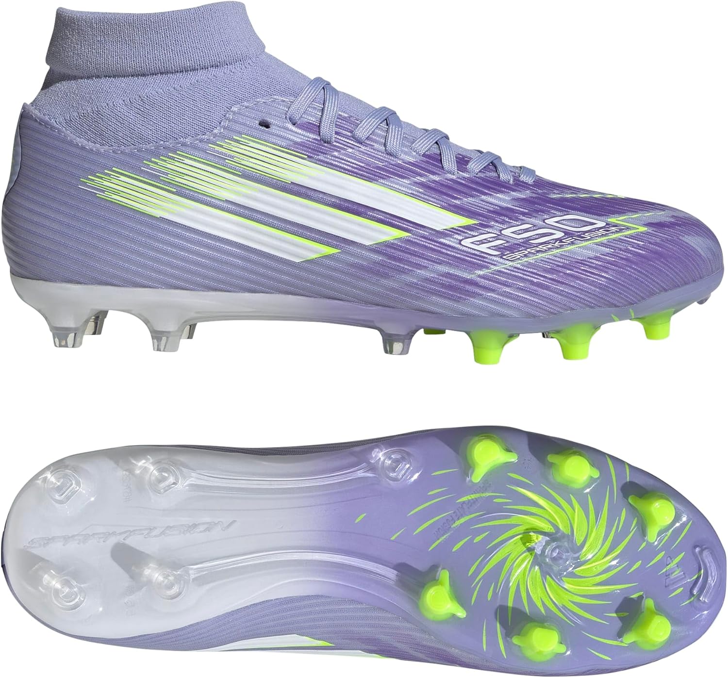 Thumbnail 5 de adidas Women's F50 Sparkfusion League FG/AG Fußballschuh – Reguläre Passform, Sprintplate für feste Böden und Kunstrasen