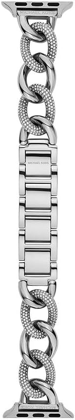 Thumbnail 4 de Michael Kors Women’s Stainless Steel or Acetate Watch Strap for Apple Watch (38/40/41mm) – Silver