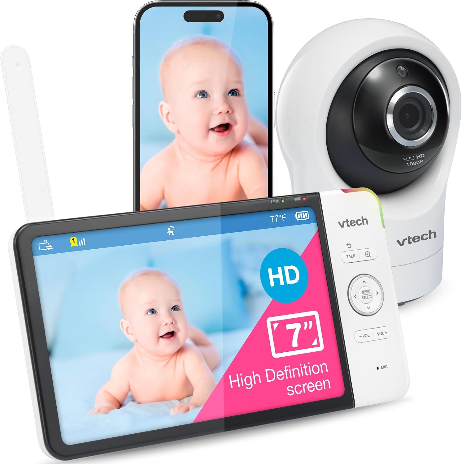 Detalle de Vtech RM7764HD Kameraüberwachung 1080p mit WLAN