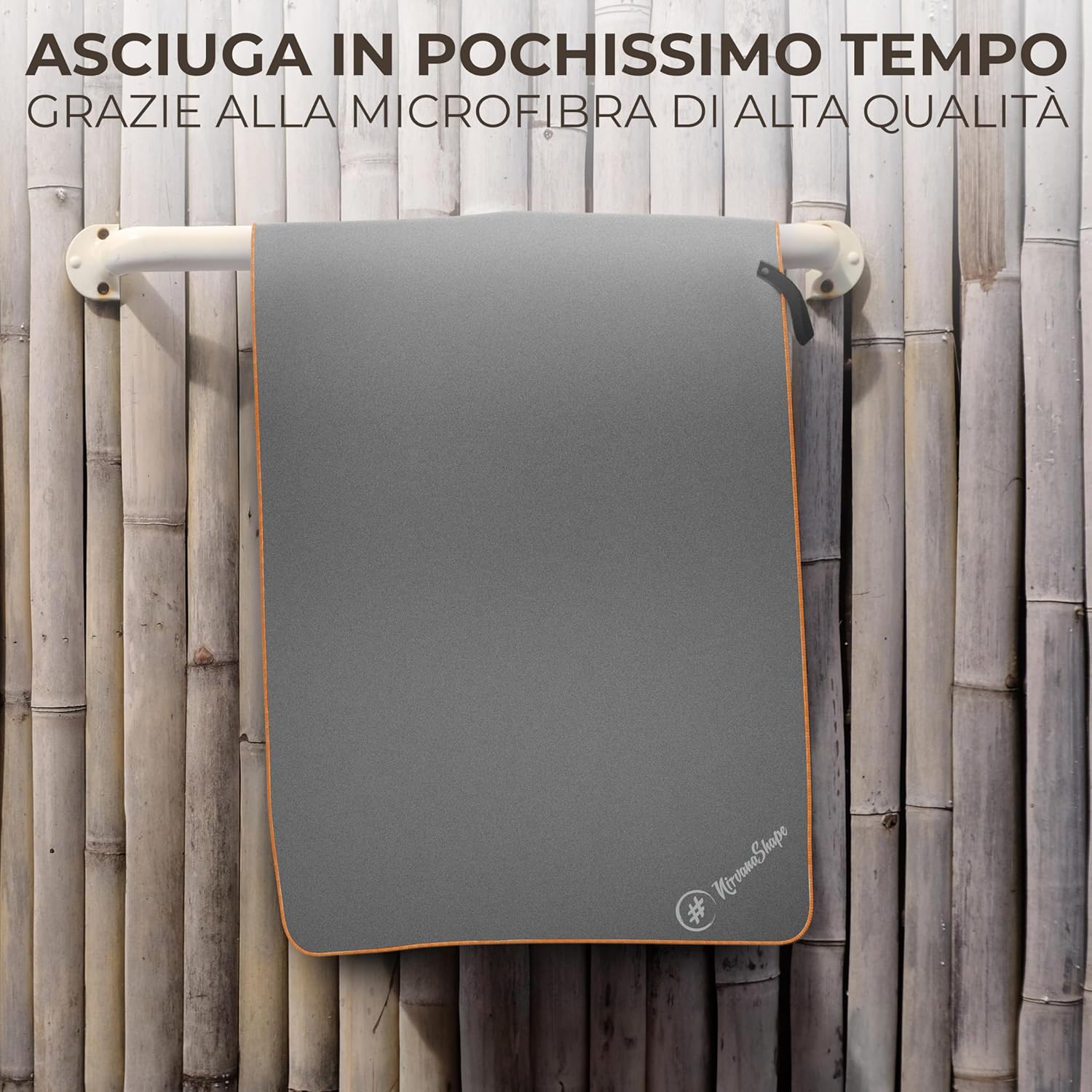 Detalle de NirvanaShape Asciugamano in Microfibra – 14 colori, 8 taglie