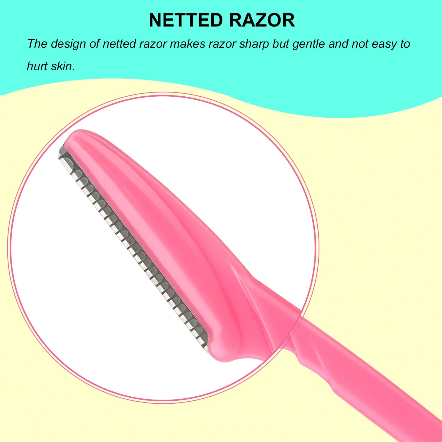 Detalle de 66 Eyebrow Razor and Face Razor (Women & Men) with Protective Cover and Case