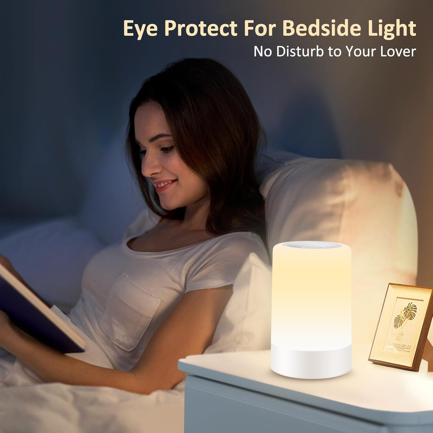Thumbnail 6 de G Keni Nursery Night Light for Baby: USB rechargeable, dimmable with memory, warm LED for bedtime