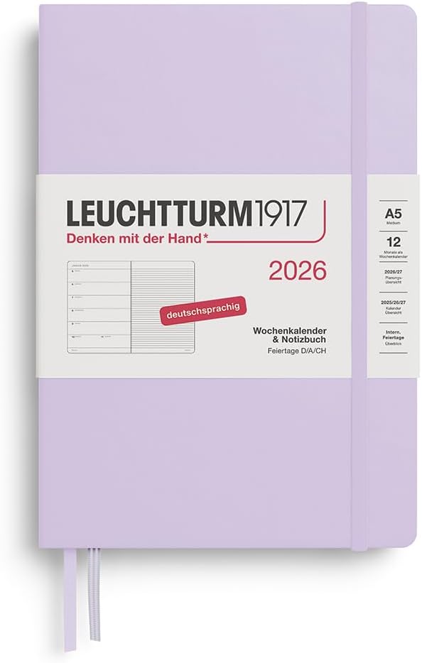 Detalle 2 de LEUCHTTURM1917 Wochenkalender A5 2026