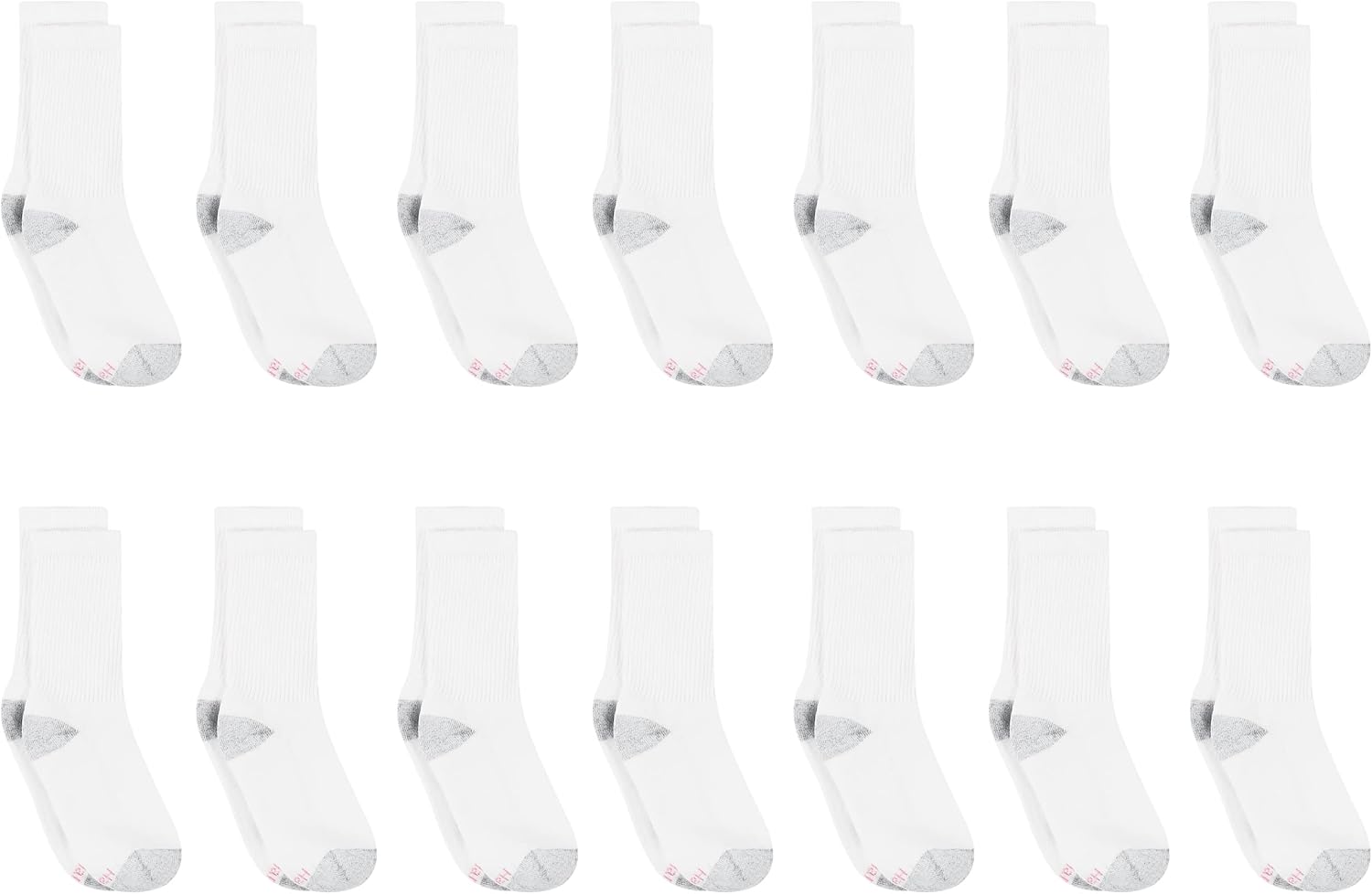 Thumbnail 1 de Hanes Women’s Cushioned Crew Socks (10-Pack) for Cool, Dry Comfort