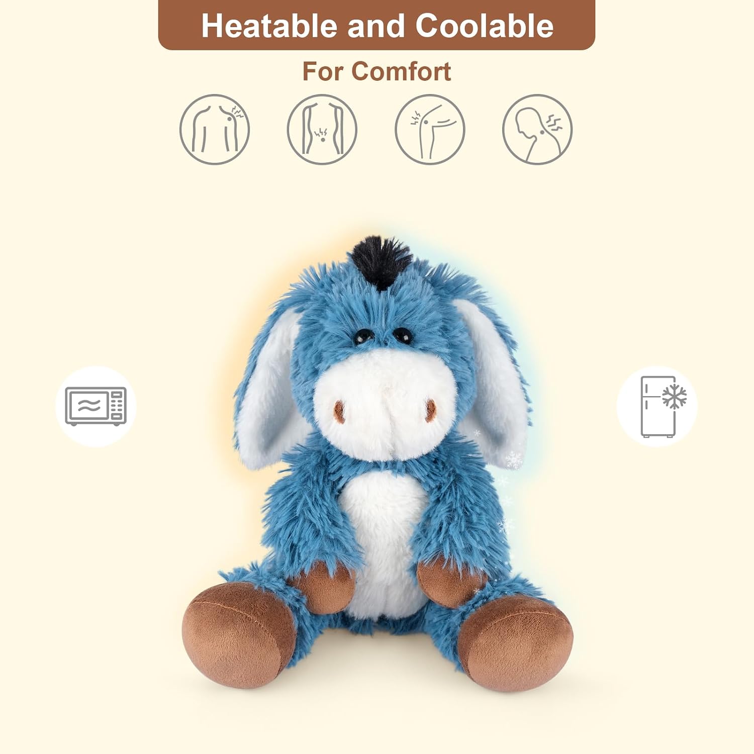 Detalle 2 de SuzziPals Donkey Plush 20 min Heat