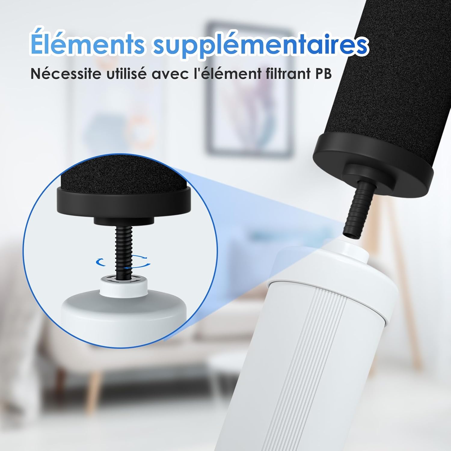 Thumbnail 5 de Purewell BB8 Éléments de Purification de Rechange – 2 Filtres pour Purificateurs d'eau, compatibles avec les systèmes d'ultrafiltration par gravité